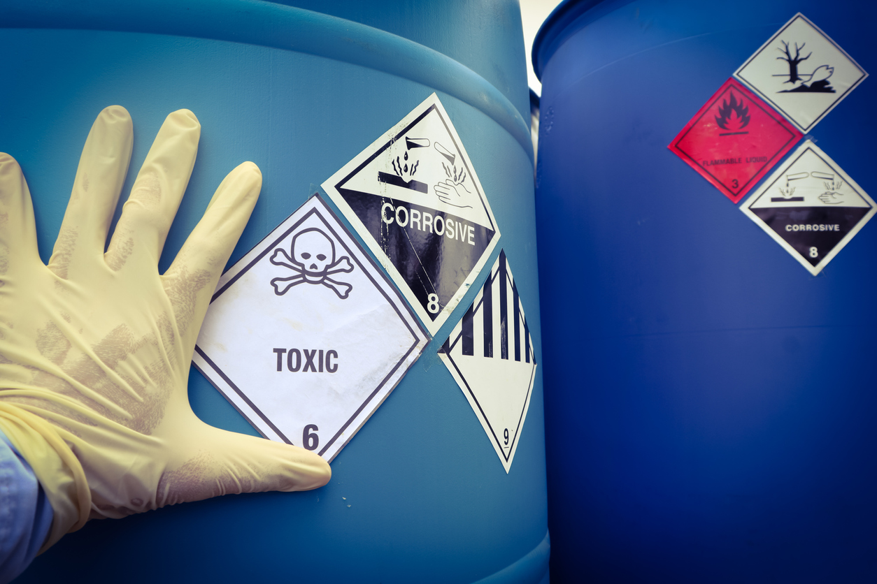 l for chemical hazard on chemical hazard on chemical container
